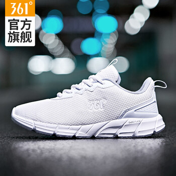 361度跑步鞋361度白/太空灰 35，36，38，39，40