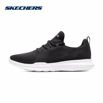 SKECHERS跑步鞋黑色/白色BKW 35，36，37，38，39