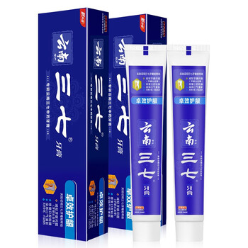 三七牙膏105g*2