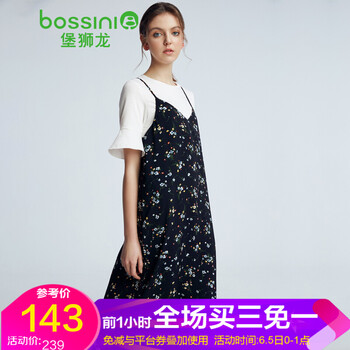 清新印花連衣裙，打造優(yōu)雅小仙女
