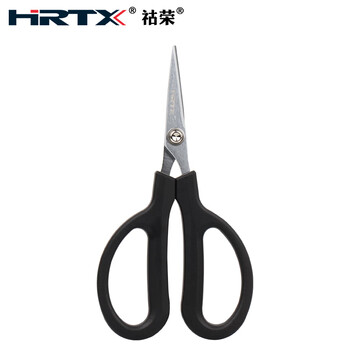 祜荣 HRTX 凯夫拉剪刀纺纶布芳纶线带锯齿剪刀 KF-150