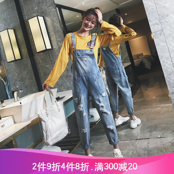 百搭破洞牛仔褲，打造街頭女神范