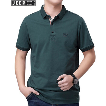 吉普（JEEP） 短袖 男士T恤 綠色 XL，L，XXXL，M，XXL