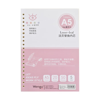 a5活頁(yè)夾20孔