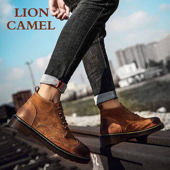 獅王駱駝（LIONCAMEL）男士棕色（單鞋） 43