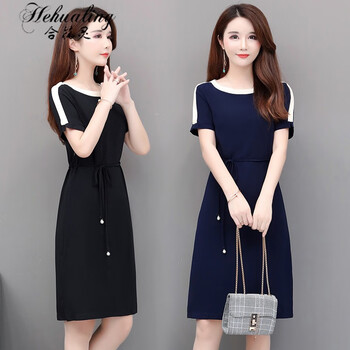 合花靈 碎花 鑲鉆，蕾絲拼接，鏤空，印花，紗網(wǎng) 連衣裙