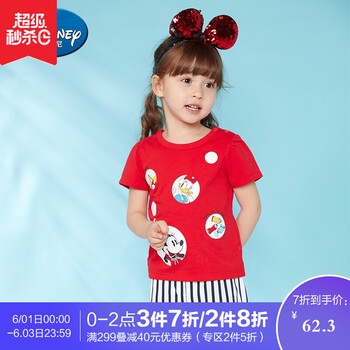 怎么樣,紅色,短袖,迪士尼,迪士尼,紅色,短袖