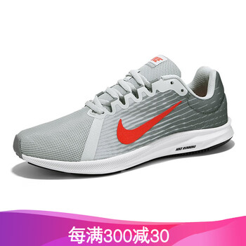 NIKE跑步鞋908984_012灰紅 