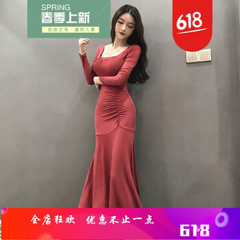 微胖女神，收腰連衣裙輕松搞定