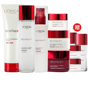 歐萊雅（LOREAL）套裝/禮盒控油平衡，細(xì)致毛孔，抗皺，提拉緊致，保濕，補(bǔ)水，深層清潔