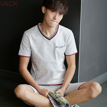 VACK 短袖 男士T恤 杏色 