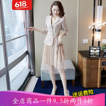 純色雪紡連衣裙，打造清新小仙女