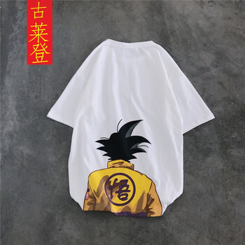 古萊登（GODLIKE） 短袖 男士T恤 白色-悟 