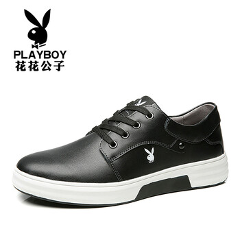 花花公子（PLAYBOY）男士黑色不增高款 40
