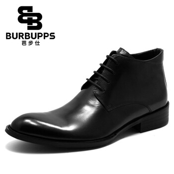 芭步仕（Burbupps）男士 黑色-皮里  39