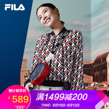 FILA  長袖 女 短外套 拉鏈