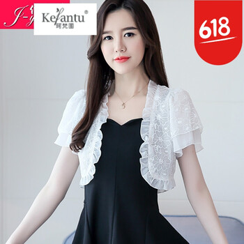 珂梵圖（Kefantu）  短袖 女 短外套 蕾絲