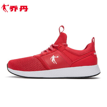 喬丹（QIAODAN）跑步鞋新喬丹紅/白色 