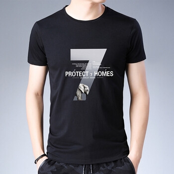 爾康新 短袖 男士T恤 35JX1902黑色 