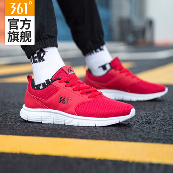 361度跑步鞋F1紅/曜石黑 44，37，38，39，40，41，42，43