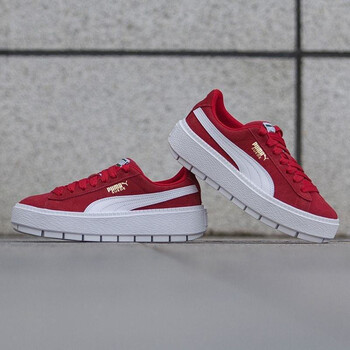 彪馬（PUMA）板鞋36798003紅色+白色 36，37.5，37，38.5，38，39，35.5