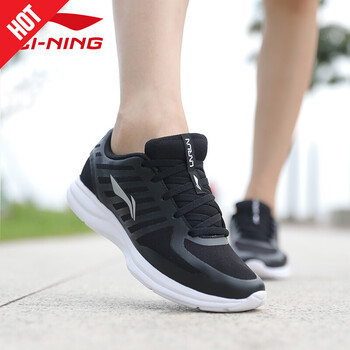 李寧（LI-NING）跑步鞋新基礎(chǔ)黑/基礎(chǔ)白/銀 35，36，37.5，37，38，39，35.5