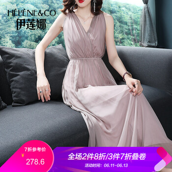 伊蓮娜（Helene & co） 純色 蕾絲 連衣裙
