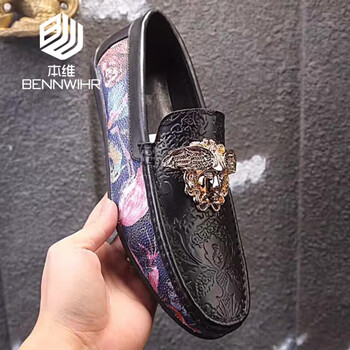 本維（BENNWIHR）男士黑色 38