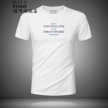 BOY&STUDIO 短袖 男士T恤 951白 