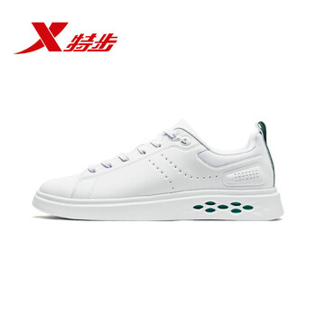 特步（xtep）跑步鞋#白綠 