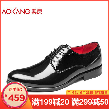 奧康（Aokang）男士黑色852011044 38