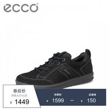 愛(ài)步（ECCO）男士黑色53435402001 39