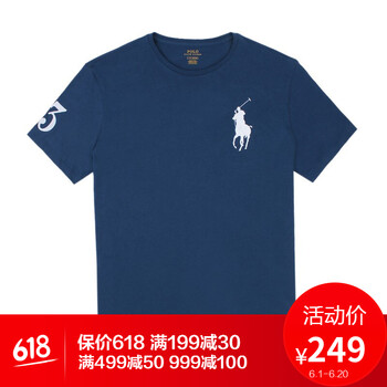 Polo Ralph Lauren 短袖 男士T恤  Navy 深藍(lán)    