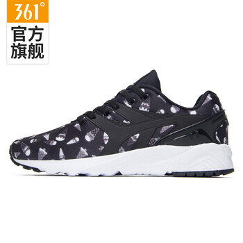 361度跑步鞋烏黑色/361度白 35，36，37，38，39，40，41