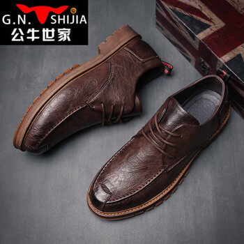公牛世家（G.N.SHI JIA）男士棕色 39