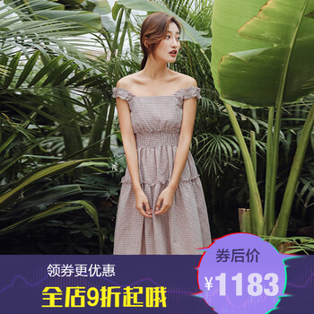 復(fù)古格子裙，打造浪漫小仙女