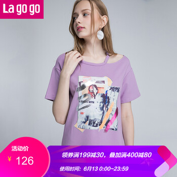 lagogo 人物 印花 連衣裙
