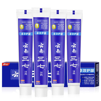三七牙膏105g*4