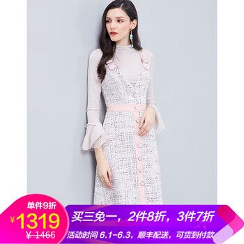 元素,新款,拼接,樣式,流行,趨勢,衣裙,粗花