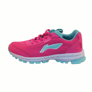 李寧（LI-NING）跑步鞋熒光玫紅 
