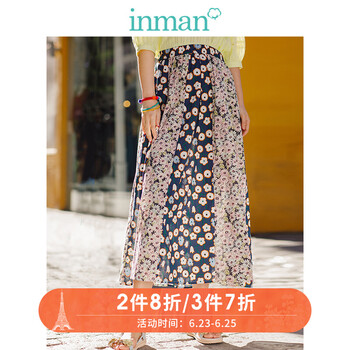 茵曼（INMAN）半身裙中長裙