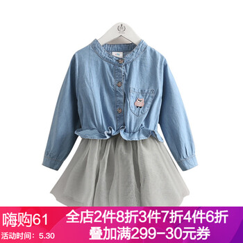 女童,女童,怎么樣,牛仔,牛仔,裙冬,裙冬
