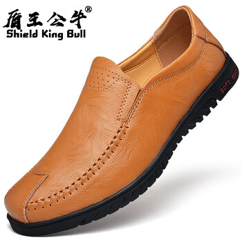 盾王公牛（DUNWANGGONGNIU）男士黃棕 41