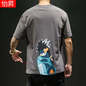 怡昇 短袖 男士T恤 黑色T178 