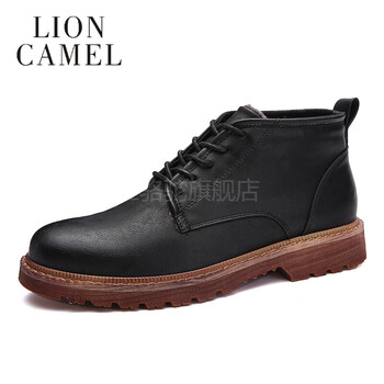 獅王駱駝（LIONCAMEL）男士黑色（加絨）-D153 39