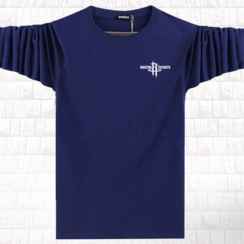 晛茗威（XIANMINGWEI） 長(zhǎng)袖 男士T恤 藏青 色 火箭 4XL，5XL，L，M