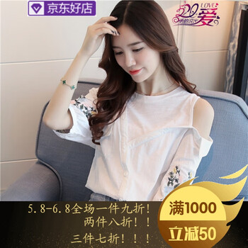 寬松印花短袖，讓你變身時尚女神