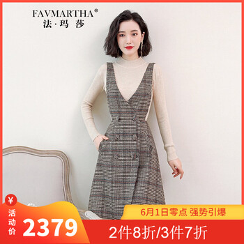 毛呢連衣裙薄
