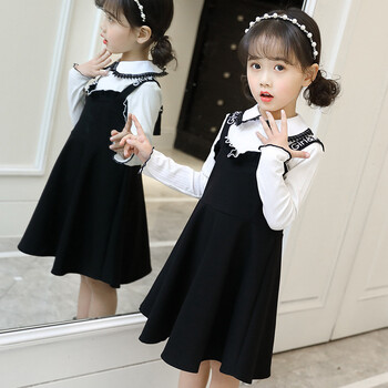 小孩背帶裙