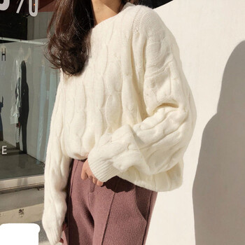 復古針織衫，微胖妹子的好幫手